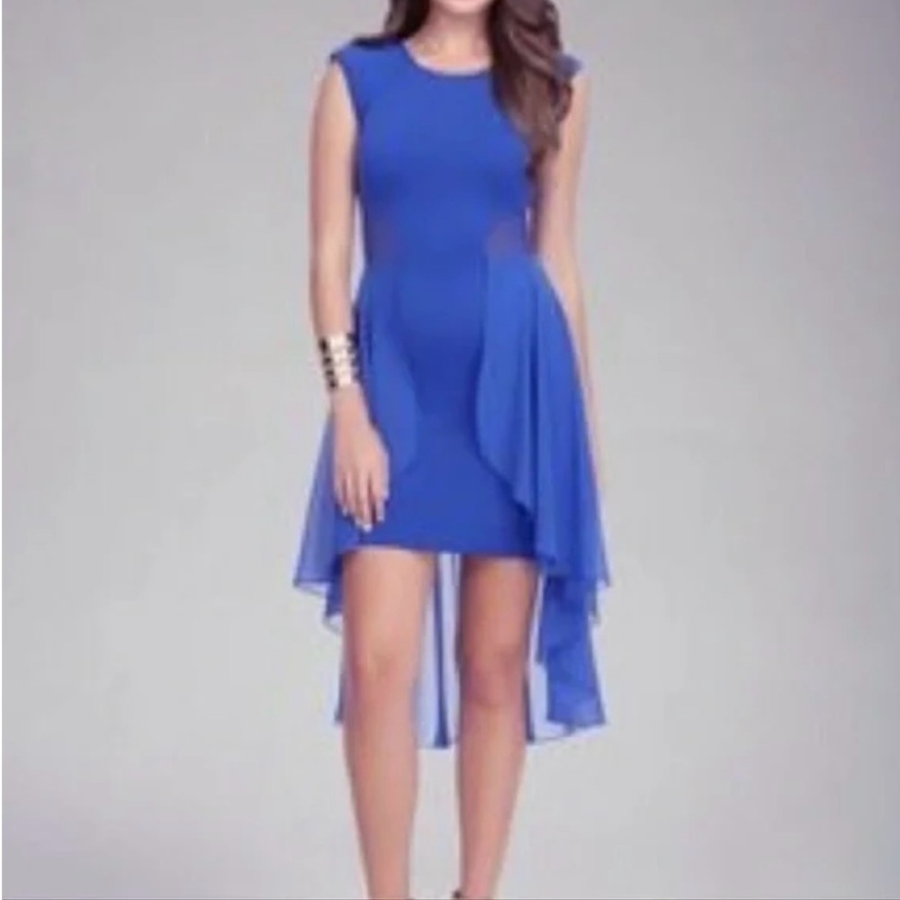 Bebe Royal Blue Ribbed Top